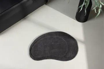 Sten Ullteppe 50x75 - Mørk grå - Tekstiler & tepper - Teppe & matte - Moderne matte - Ullteppe