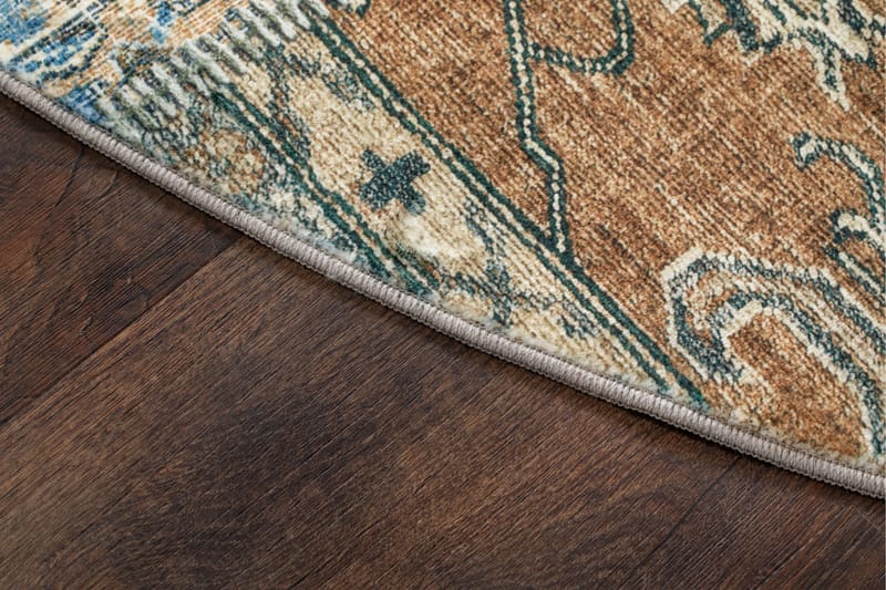 Tarfaya Frizematte Rundt 200 cm - Flerfarget - Tekstiler & tepper - Teppe & matte - Moderne matte - Friezematte