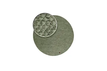 Torekov Ullteppe Rund 200 cm - Grønn - Tekstiler & tepper - Teppe & matte - Moderne matte - Ullteppe