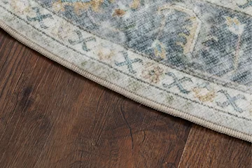 Tarfaya Fryseteppe Rund 200 cm - Krem - Tekstiler & tepper - Teppe & matte - Moderne matte - Friezematte