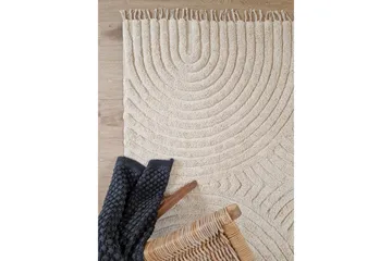 Marokko Bomullsteppe 200x300 cm - Krem - Tekstiler & tepper - Teppe & matte - Moderne matte - Bomullsmatter