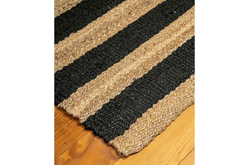 Eddie Juteteppe 90x150 cm Rektangulær - Beige/Svart - Tekstiler & tepper - Teppe & matte - Moderne matte - Sisaltepper