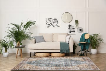 Tarfaya Frizematte 200x290 cm - Turkis - Tekstiler & tepper - Teppe & matte - Moderne matte - Friezematte