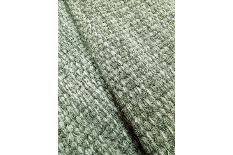 Birka Ullteppe Rund 300 cm - Grønn - Tekstiler & tepper - Teppe & matte - Moderne matte - Ullteppe