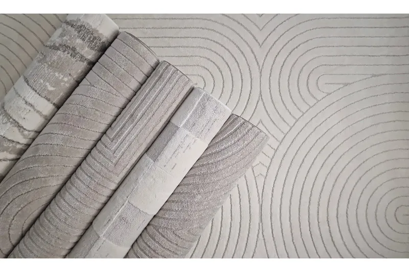 Bella Wiltonteppe 240x340 cm Rektangulær - Lin - Tekstiler & tepper - Teppe & matte - Moderne matte - Friezematte