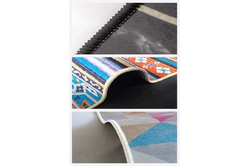 Maltina Bomullsteppe 80x200 cm Rektangulær - Grå - Tekstiler & tepper - Teppe & matte - Moderne matte - Bomullsmatter