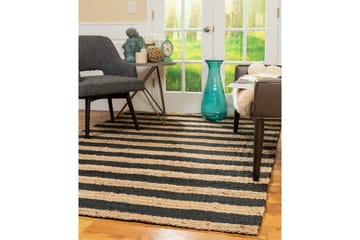 Eddie Juteteppe 90x150 cm Rektangulær - Beige/Svart - Tekstiler & tepper - Teppe & matte - Moderne matte - Sisaltepper