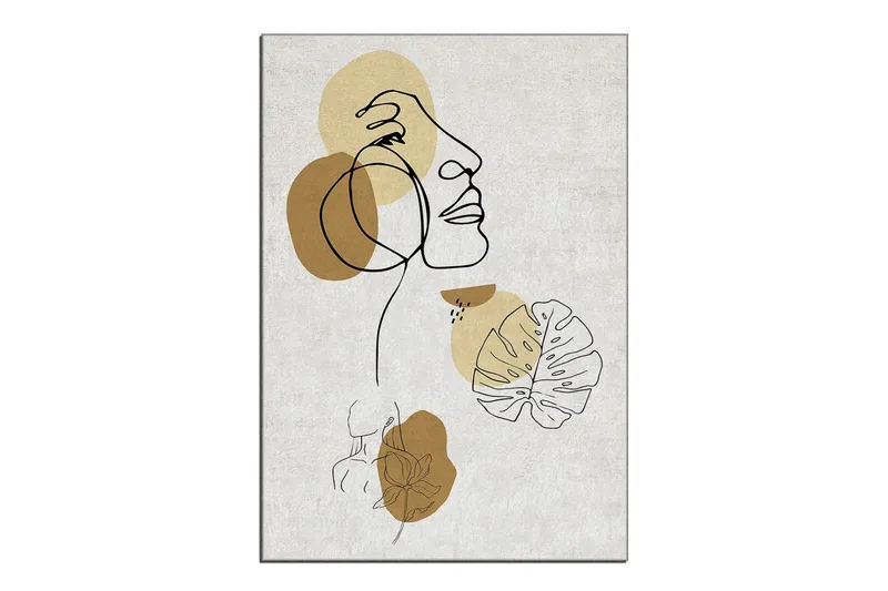 Alho Wiltonteppe 100x140 cm Rektangulær, Flerfarget