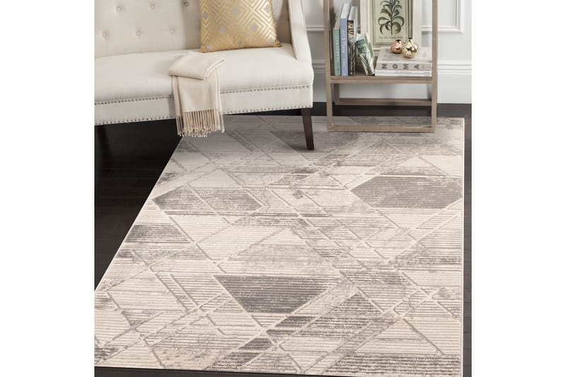 Merla Løper 80x150 cm Rektangulær, Grå/Beige/Brun