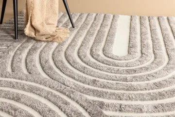 Nikita Ryeteppe 200x290 cm - Grå - Tekstiler & tepper - Teppe & matte - Moderne matte - Ryetepper