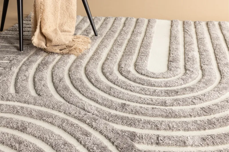 Nikita Ryeteppe 200x290 cm - Grå - Tekstiler & tepper - Teppe & matte - Moderne matte - Ryetepper