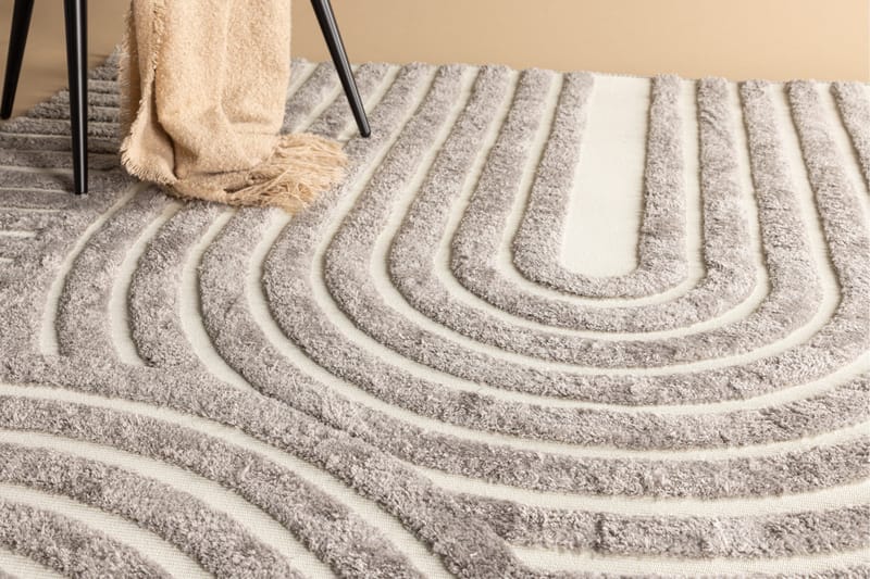 Nikita Ryeteppe 200x290 cm - Grå - Tekstiler & tepper - Teppe & matte - Moderne matte - Ryetepper