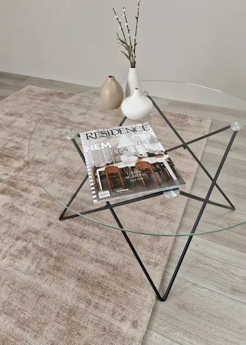 Tribeca Viskosmatte 160x230 cm Rektangulær - Lin - Tekstiler & tepper - Teppe & matte - Moderne matte - Viskosematter