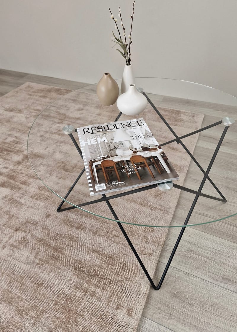 Tribeca Viskosmatte 160x230 cm Rektangulær - Lin - Tekstiler & tepper - Teppe & matte - Moderne matte - Viskosematter