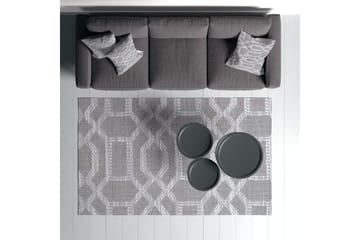 Magma Bomullsteppe 80x200 cm Rektangulær - Grå - Tekstiler & tepper - Teppe & matte - Moderne matte - Bomullsmatter