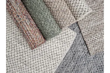 Torekov Ullteppe Rund 300 cm - Grønn - Tekstiler & tepper - Teppe & matte - Moderne matte - Ullteppe