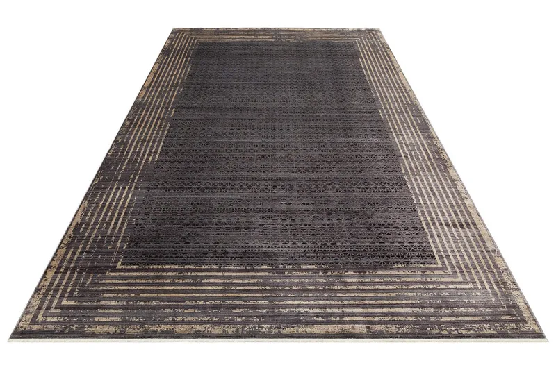 Mhl Løper 100x300 cm Rektangulær, Antrasitt/Gull