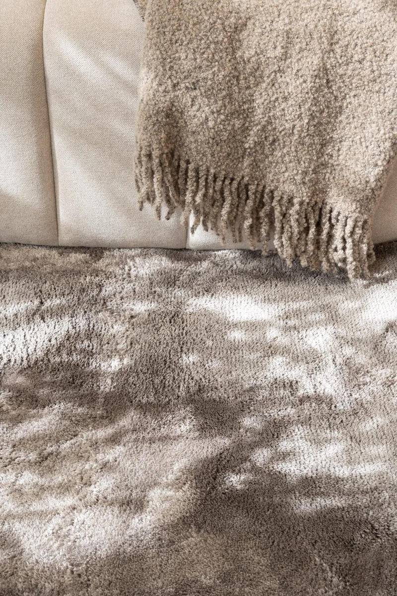 Cozy Ryeteppe 133x190 cm Rektangulært - Grå - Tekstiler & tepper - Teppe & matte - Moderne matte - Ryetepper