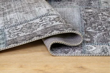 Patchwork Wiltonteppe 240x330 cm Rektangulær - Grå - Tekstiler & tepper - Teppe & matte - Moderne matte - Friezematte