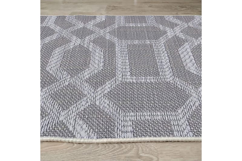 Magma Bomullsteppe 100x150 cm Rektangulær - Grå - Tekstiler & tepper - Teppe & matte - Moderne matte - Bomullsmatter