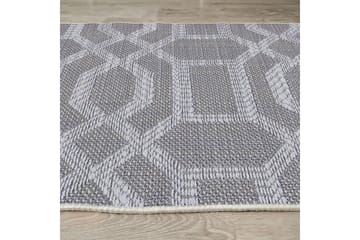 Magma Bomullsteppe 80x200 cm Rektangulær - Grå - Tekstiler & tepper - Teppe & matte - Moderne matte - Bomullsmatter