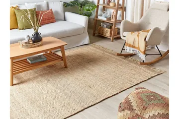 Abana Juteteppe 160x230 cm - Beige - Tekstiler & tepper - Teppe & matte - Moderne matte - Jutematter & hampematter