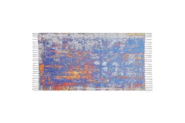 Acarlar Ryeteppe 80x150 cm - Blå - Tekstiler & tepper - Teppe & matte - Moderne matte - Friezematte