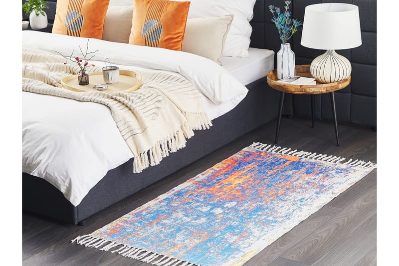 Acarlar Ryeteppe 80x150 cm - Blå - Tekstiler & tepper - Teppe & matte - Moderne matte - Ryetepper