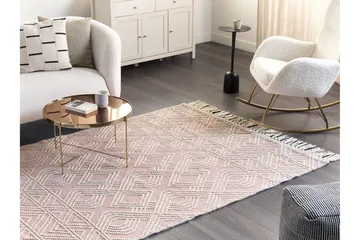 Adana Ryeteppe 160x230 cm - Rosa - Tekstiler & tepper - Teppe & matte - Moderne matte - Ullteppe