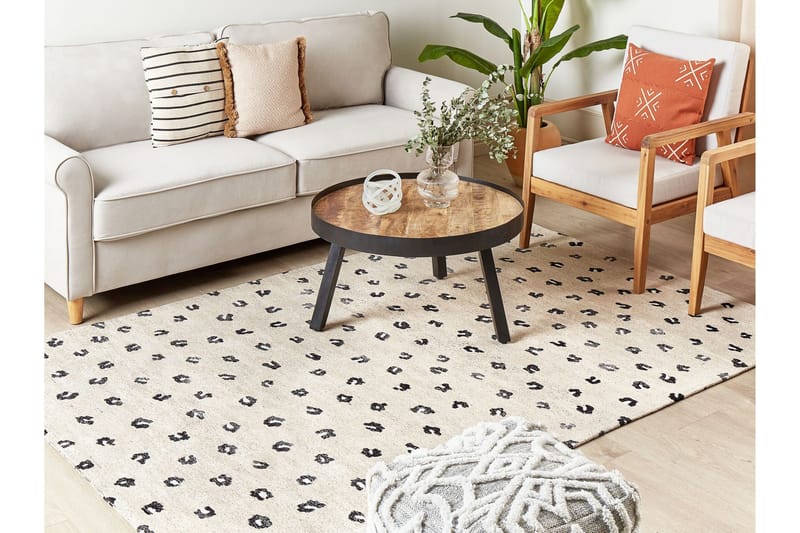 Afis Bomullsteppe 160x230 cm - Beige - Tekstiler & tepper - Teppe & matte - Moderne matte - Bomullsmatter