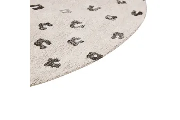 Afis Ryeteppe 140 cm Rund - Beige - Tekstiler & tepper - Teppe & matte - Moderne matte - Bomullsmatter