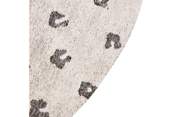 Afis Ryeteppe 140 cm Rund - Beige - Tekstiler & tepper - Teppe & matte - Moderne matte - Ryetepper