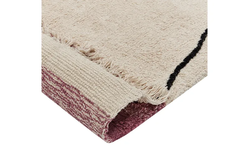 Afsar Bomullsteppe 140x200 cm - Beige - Tekstiler & tepper - Teppe & matte - Moderne matte - Bomullsmatter