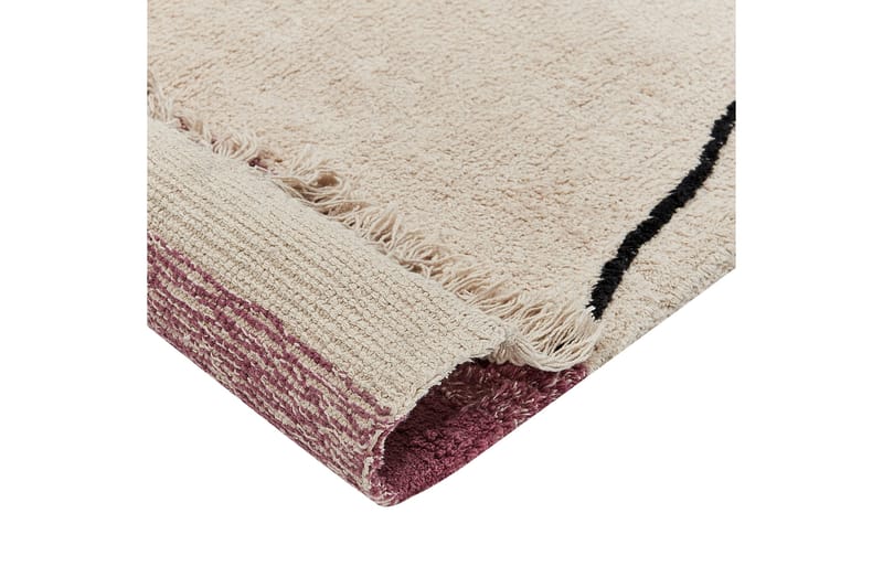 Afsar Bomullsteppe 140x200 cm - Beige - Tekstiler & tepper - Teppe & matte - Moderne matte - Bomullsmatter