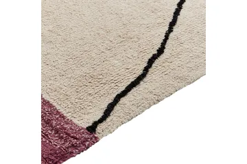 Afsar Bomullsteppe 140x200 cm - Beige - Tekstiler & tepper - Teppe & matte - Moderne matte - Bomullsmatter