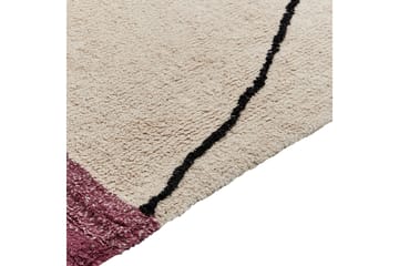 Afsar Bomullsteppe 160x230 cm - Beige - Tekstiler & tepper - Teppe & matte - Moderne matte - Bomullsmatter