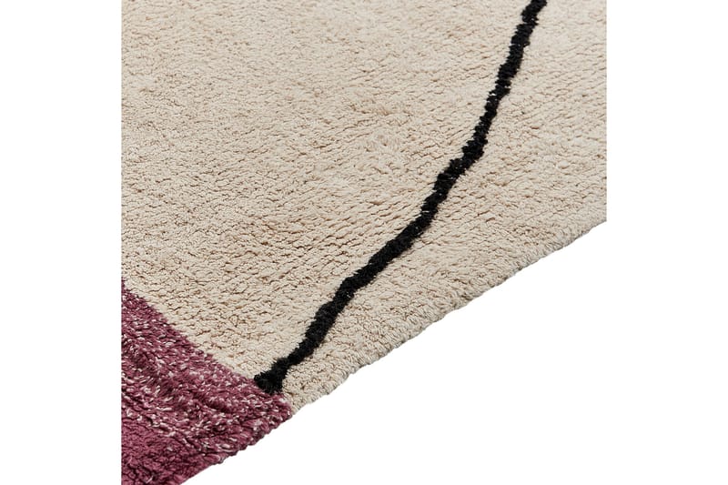 Afsar Bomullsteppe 160x230 cm - Beige - Tekstiler & tepper - Teppe & matte - Moderne matte - Bomullsmatter