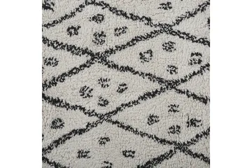Agadir Bomullsteppe 140x200 cm - Svart/hvit - Tekstiler & tepper - Teppe & matte - Moderne matte - Bomullsmatter
