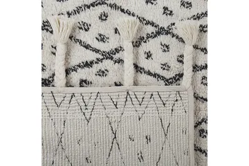 Agadir Bomullsteppe 140x200 cm - Svart/hvit - Tekstiler & tepper - Teppe & matte - Moderne matte - Bomullsmatter