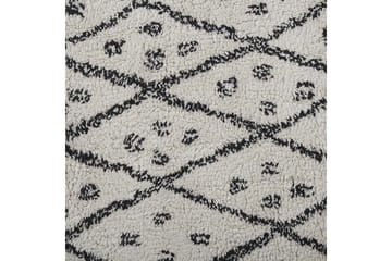Agadir Bomullsteppe 160x230 cm - Svart/hvit - Tekstiler & tepper - Teppe & matte - Moderne matte - Bomullsmatter