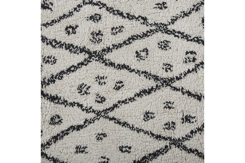 Agadir Bomullsteppe 80x150 cm - Svart/hvit - Tekstiler & tepper - Teppe & matte - Moderne matte - Bomullsmatter