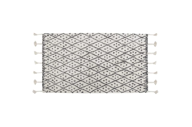 Agadir Bomullsteppe 80x150 cm, Svart/hvit
