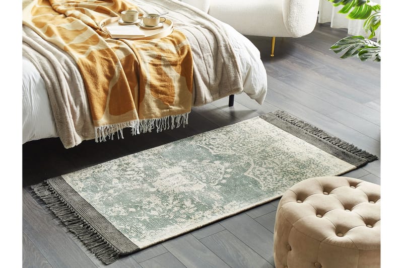 Akarsu Viskosematte 80x150 cm - Grønn - Tekstiler & tepper - Teppe & matte - Moderne matte - Viskosematter