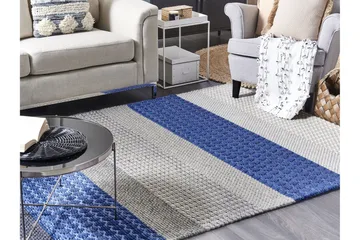 Akkaya Bomullsteppe 160x230 cm - Svart/hvit - Tekstiler & tepper - Teppe & matte - Moderne matte - Bomullsmatter