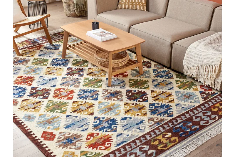 Aknalich Ullteppe 200x300 cm - Beige - Tekstiler & tepper - Teppe & matte - Moderne matte - Ullteppe