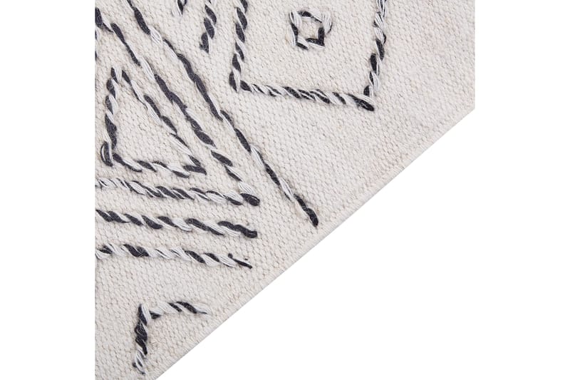 Alkent Ullteppe 140x200 cm - Svart/hvit - Tekstiler & tepper - Teppe & matte - Moderne matte - Ullteppe
