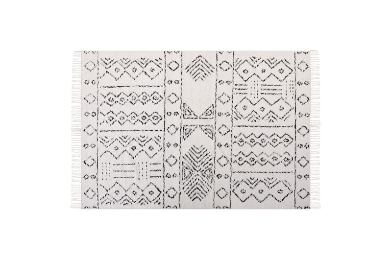 Alkent Ullteppe 140x200 cm, Svart/hvit