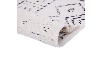 Alkent Ullteppe 80x150 cm - Svart/hvit - Tekstiler & tepper - Teppe & matte - Moderne matte - Ullteppe