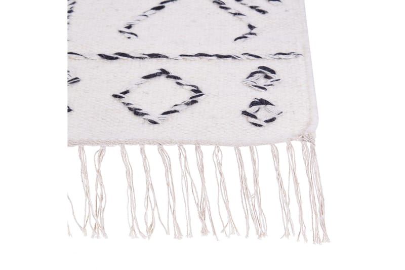 Alkent Ullteppe 80x150 cm - Svart/hvit - Tekstiler & tepper - Teppe & matte - Moderne matte - Ullteppe