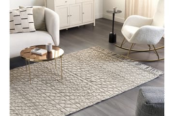 Alucra Ryeteppe 160x230 cm - Beige - Tekstiler & tepper - Teppe & matte - Moderne matte - Ryetepper